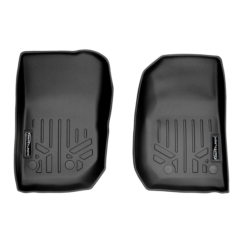 Load image into Gallery viewer, SMARTLINER Floor Liners for 2015-2018 Jeep Wrangler 2 Door Model Only (JK Old Body Style Only)