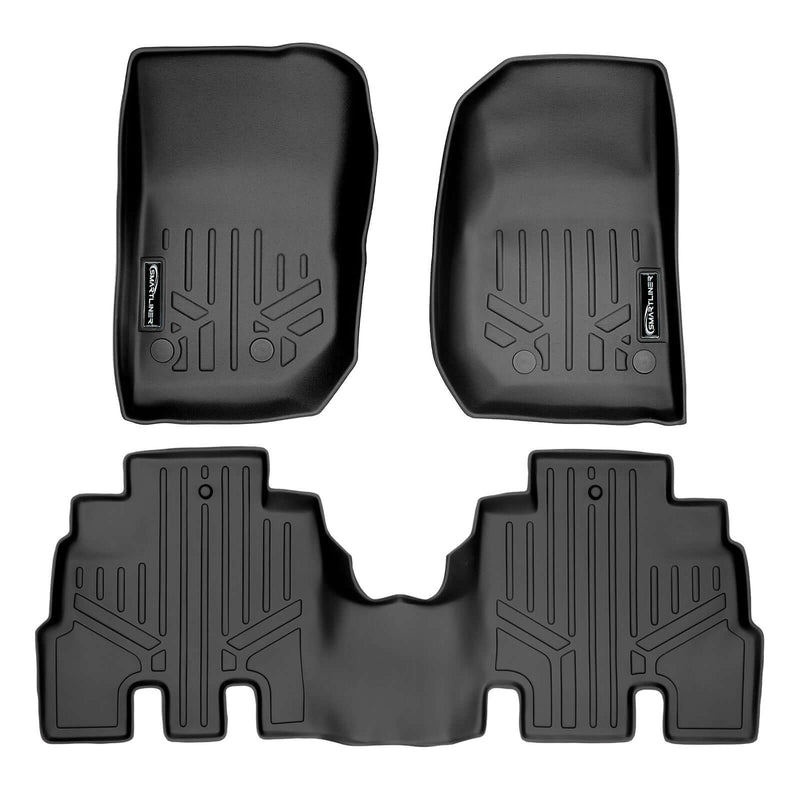 Load image into Gallery viewer, Smart Trim™ Floor Liners For 2015-2018 Jeep Wrangler Unlimited (JK Old Body Style Only)