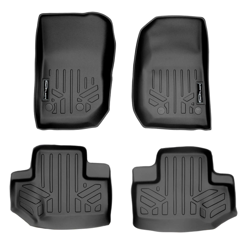 Load image into Gallery viewer, SMARTLINER Floor Liners for 2015-2018 Jeep Wrangler 2 Door Model Only (JK Old Body Style Only)