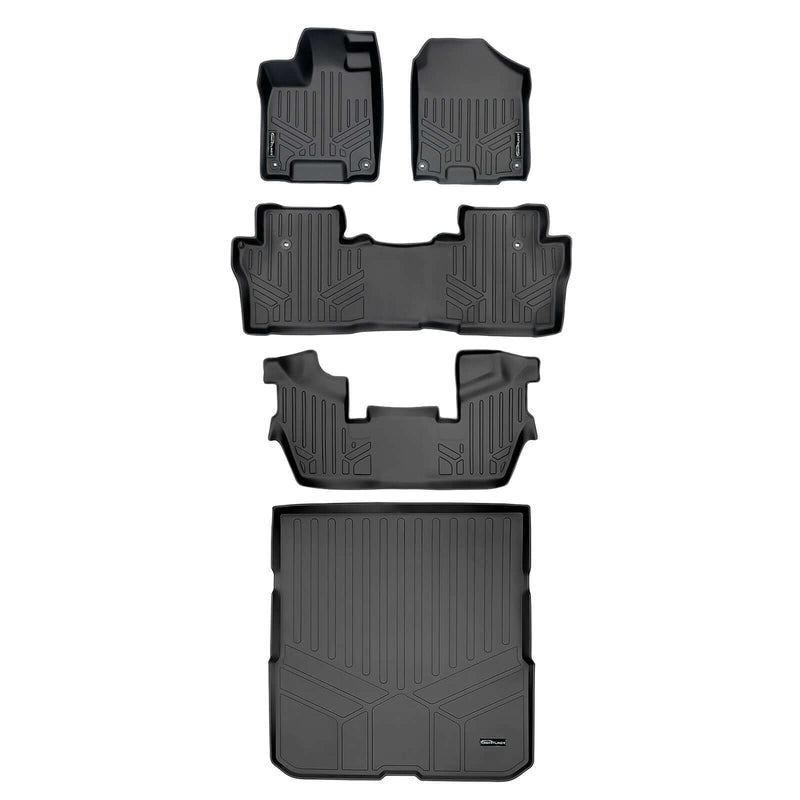 Load image into Gallery viewer, SMARTLINER Custom Fit Floor Liners For 2016-2022 Honda Pilot (7 Passenger Model)