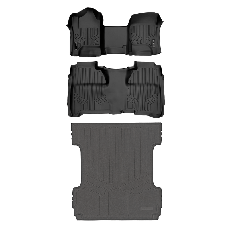 Load image into Gallery viewer, SMARTLINER Floor Liners for Crew Cab 2014-2018 Silverado/Sierra 1500 - 2015-2021 2500/3500 HD