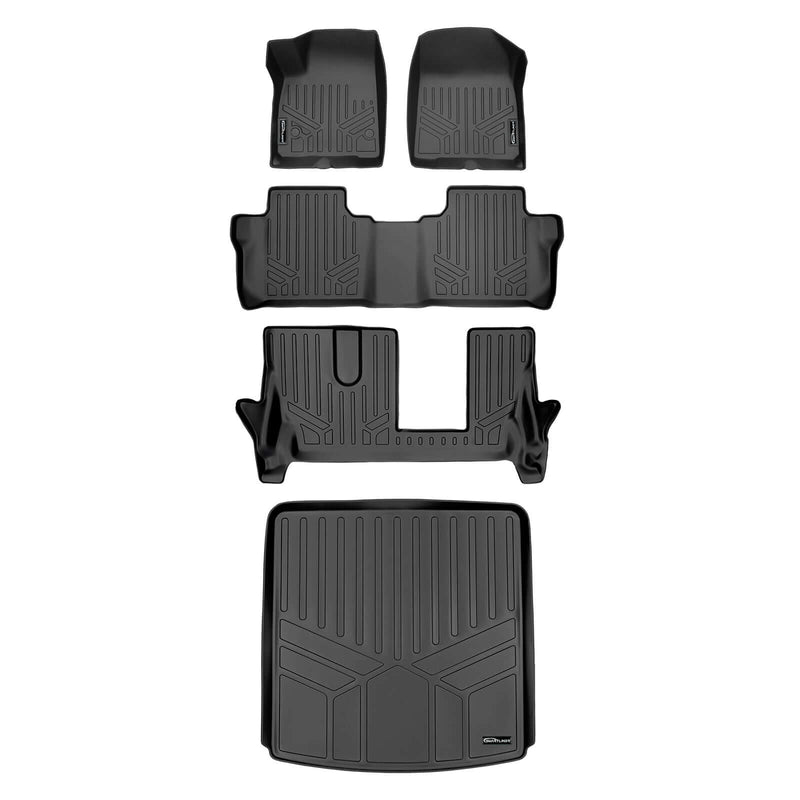 Load image into Gallery viewer, SMARTLINER Custom Fit Floor Liners For 2020-2025 Cadillac XT6 with 2nd Row Bench Seat