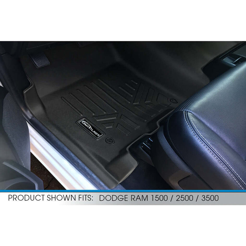 Load image into Gallery viewer, Smart Trim™ Floor Liners For 2012-2022 Ram 1500/2500/3500 Crew (4 Full Size Doors) (1st Row Bench)