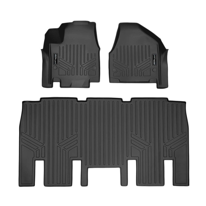 Load image into Gallery viewer, SMARTLINER Custom Fit Floor Liners For 2017-2020 Chrysler Pacifica with 2nd Row Bench Seats (8 Passenger Model)