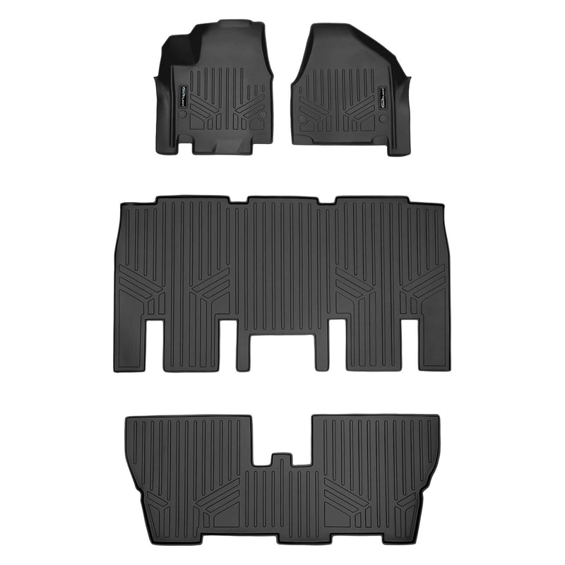 Load image into Gallery viewer, SMARTLINER Custom Fit Floor Liners For 2017-2020 Chrysler Pacifica with 2nd Row Bench Seats (8 Passenger Model)