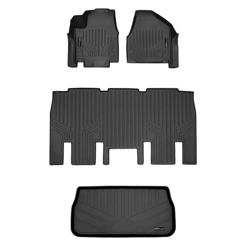 Load image into Gallery viewer, SMARTLINER Custom Fit Floor Liners For 2017-2020 Chrysler Pacifica with 2nd Row Bench Seats (8 Passenger Model)