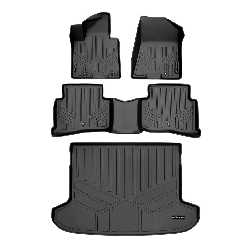 Load image into Gallery viewer, SMARTLINER Custom Fit Floor Liners For Black for 2019-2021 Hyundai Tucson (With hook retention)