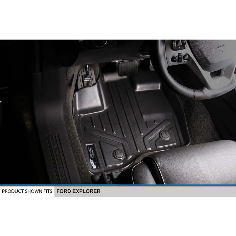 Load image into Gallery viewer, SMARTLINER Floor Liners for 2017-2019 Ford Explorer (with 2nd Row Center Console)