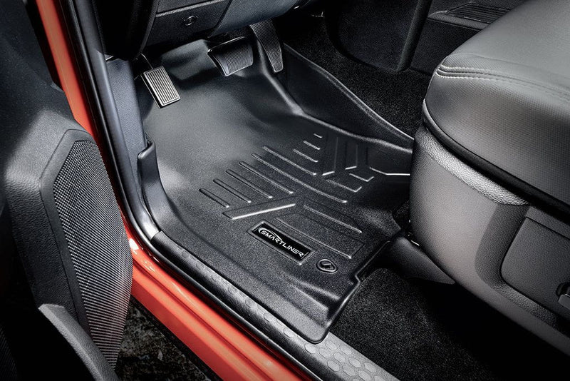 Load image into Gallery viewer, SMARTLINER Custom Fit Floor Liners For 2012-2018 RAM 2500/3500 Mega Cab with Dual Front Hooks