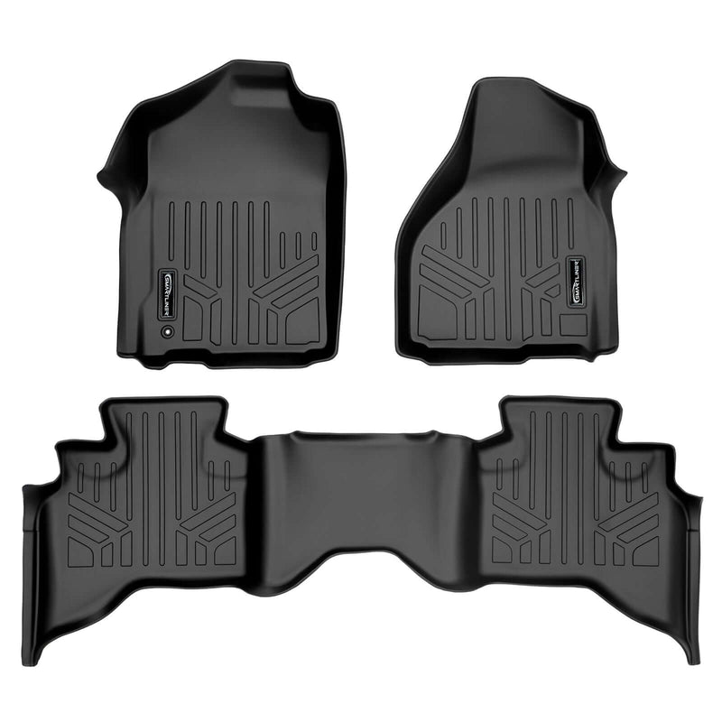 Load image into Gallery viewer, SMARTLINER Floor Liners for 2009-2012 Dodge Ram 1500 Quad Cab (2 Smaller Rear Doors)