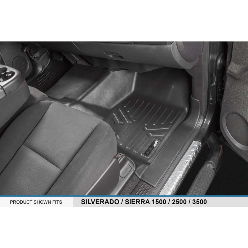 Load image into Gallery viewer, Smart Trim™ Floor Liners For 2007-2013 Silverado/Sierra 1500 - 2007-2014 2500/3500 HD Crew Cabin