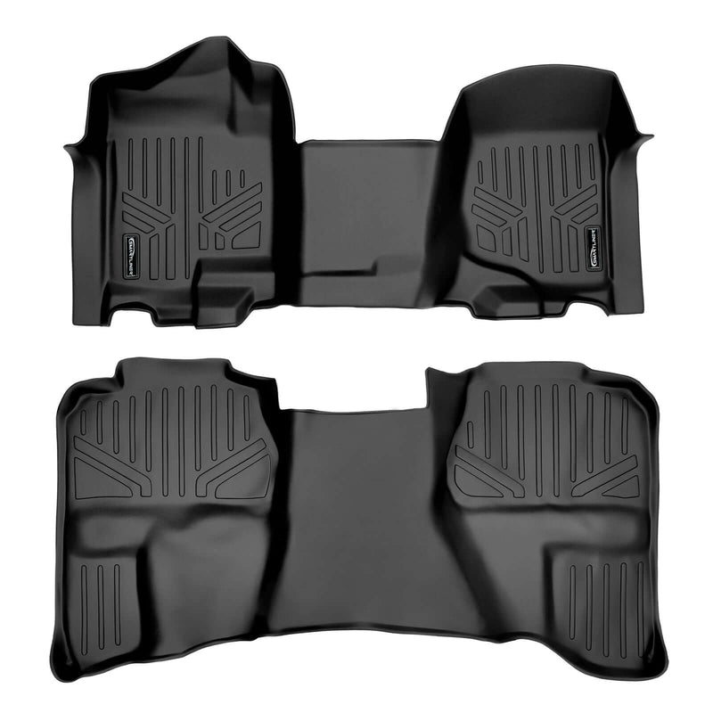 Load image into Gallery viewer, SMARTLINER Custom Fit Floor Liners For 2007-2013 Chevrolet Silverado/Sierra 1500/2500/3500 Extended Cab