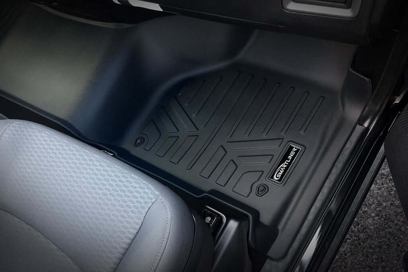 Load image into Gallery viewer, SMARTLINER Custom Fit Floor Liners For 2012-2022 RAM 1500 Quad Cab with 1st Row Bench Seat and Dual Floor Hooks