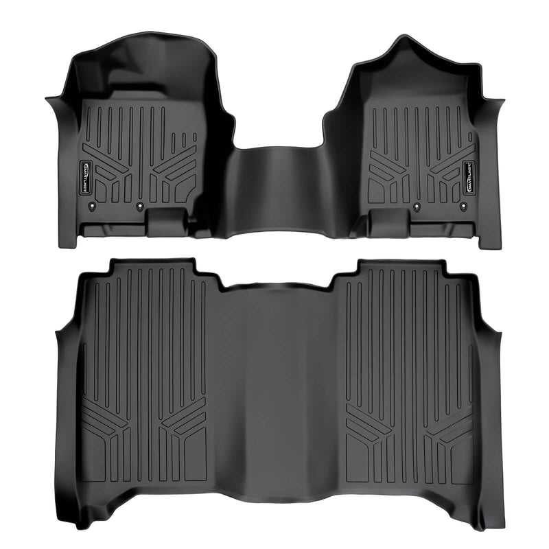 Load image into Gallery viewer, SMARTLINER Floor Liners for 2017-2024 Nissan Titan XD Crew Cab (1st Row Bench) No Underseat ToolBox