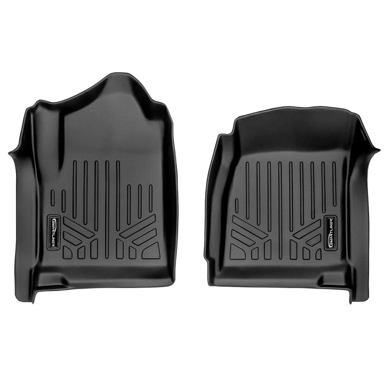 Load image into Gallery viewer, SMARTLINER Custom Fit Floor Liners For 2014 - 2018 Silverado/Sierra 1500 & 2015-2019 2500/3500 HD Regular Cab with Vinyl Floor