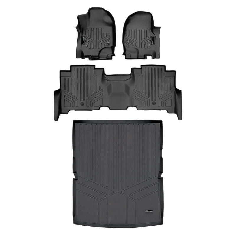 Load image into Gallery viewer, SMARTLINER Floor Liners for 2018-2024 Ford Expedition Max/Lincoln Navigator L ((2nd Row Bench))