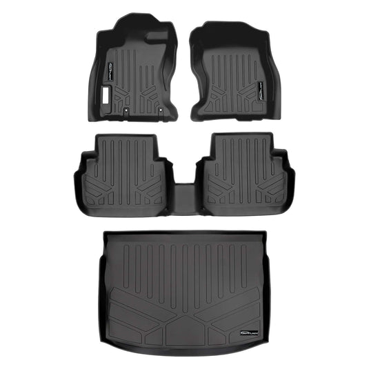 SMARTLINER Custom Fit Floor Liners For 2018-2023 Subaru Impreza Hatchback (No Sedan) and Crosstrek All Models