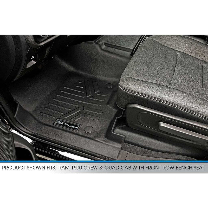 Load image into Gallery viewer, SMARTLINER Custom Fit Floor Liners For 2019 - 2024 Ram 1500 Crew and Quad Cab with First Row Bench Seat