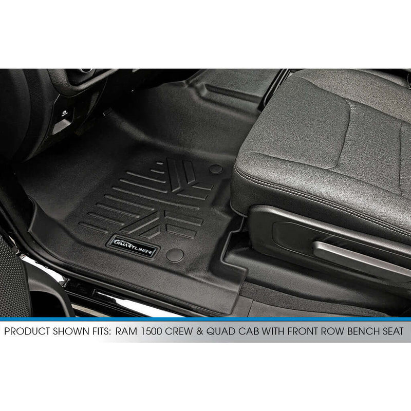 Load image into Gallery viewer, SMARTLINER Custom Fit Floor Liners For 2019-2024 Ram 1500 Quad Cab with Front Row Bench Seat Only