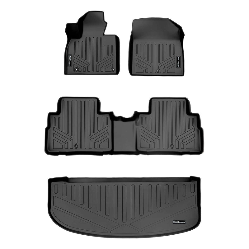 Load image into Gallery viewer, SMARTLINER Custom Fit Floor Liners For 2020-2025 Kia Telluride with 2nd Row Bucket Seats With Center Console
