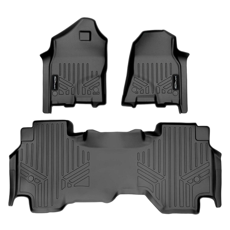 Load image into Gallery viewer, SMARTLINER Custom Fit Floor Liners For 19-21 Ram 1500 Quad Cab Vinyl Floor without Rear Underseat Storage Box