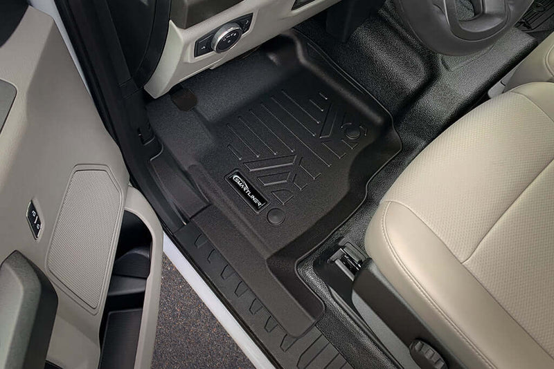 Load image into Gallery viewer, SMARTLINER Floor Liners for 2017-2026 SuperCab | Vinyl | & Bucket Seats