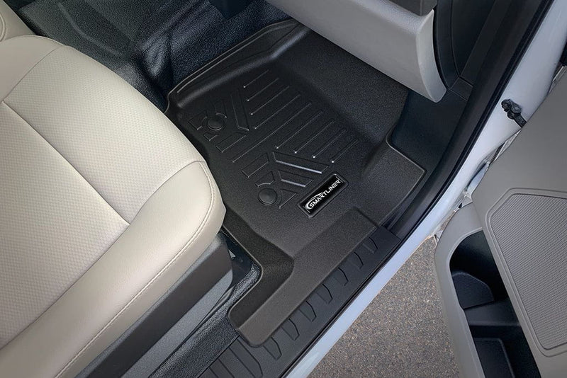 Load image into Gallery viewer, SMARTLINER Floor Liners for 2017-2026 Ford F-250/F-350 Super Crew Cab with Vinyl| (1st Row Bench)| (No OTH)| with Underseat Storage