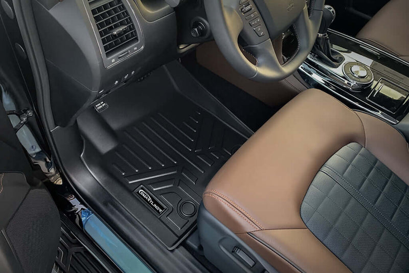 Load image into Gallery viewer, SMARTLINER Custom Fit Floor Liners For 2019-2024 Infiniti QX80 and 2019-2024 Nissan Armada No Bucket Seats & Center Console Only