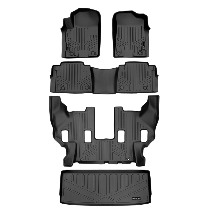 Load image into Gallery viewer, SMARTLINER Custom Fit Floor Liners For 2019-2024 Infiniti QX80 and 2019-2024 Nissan Armada No Bucket Seats & Center Console Only