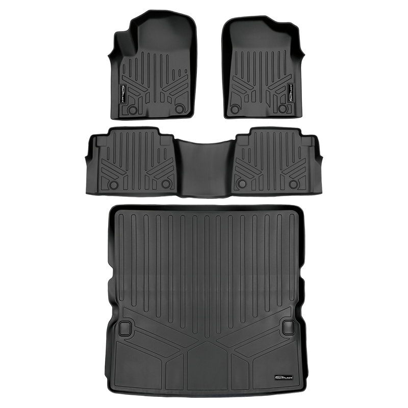 Load image into Gallery viewer, SMARTLINER Custom Fit Floor Liners For 2019-2024 Infiniti QX80 and 2019-2024 Nissan Armada No Bucket Seats & Center Console Only