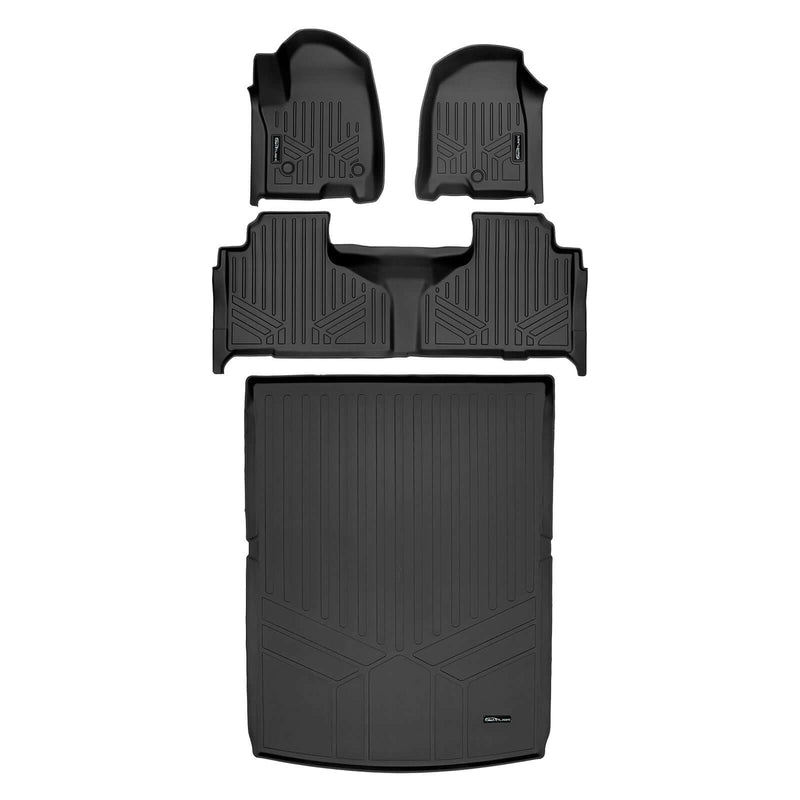 Load image into Gallery viewer, SMARTLINER Floor Liners for 2021-2026 GMC Yukon XL/ Yukon Denali XL (2nd Row Bench)