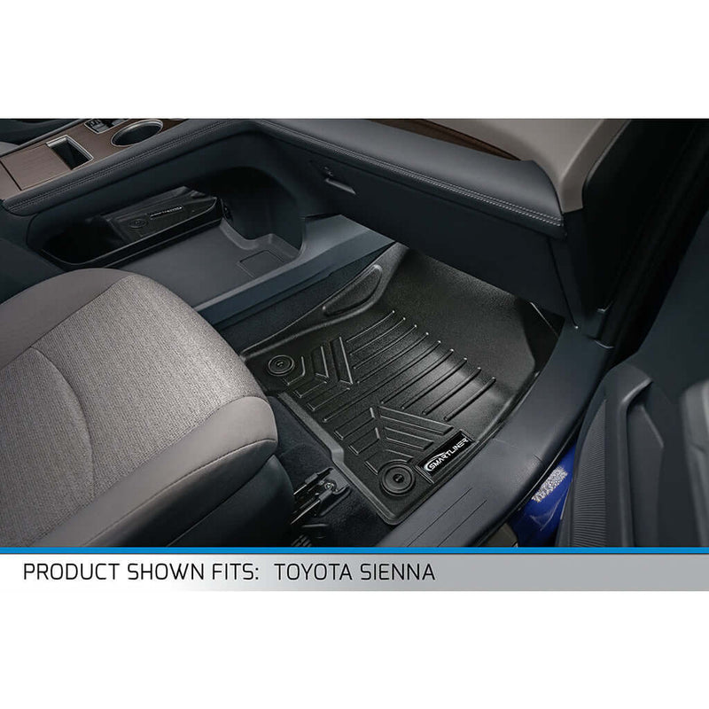 Load image into Gallery viewer, SMARTLINER Custom Fit Floor Liners For 2021-2026 Toyota Sienna with 2nd Row Bench Seat no Spare Tire