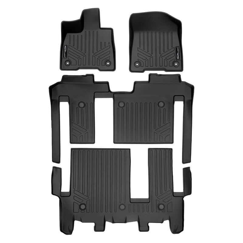 Load image into Gallery viewer, SMARTLINER Custom Fit Floor Liners For 2021-2026 Toyota Sienna with 2nd Row Bench Seat no Spare Tire