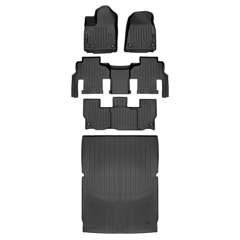 Load image into Gallery viewer, SMARTLINER Custom Fit Floor Liners For 2023-2025 Jeep Wagoneer L (8 Passenger Model)