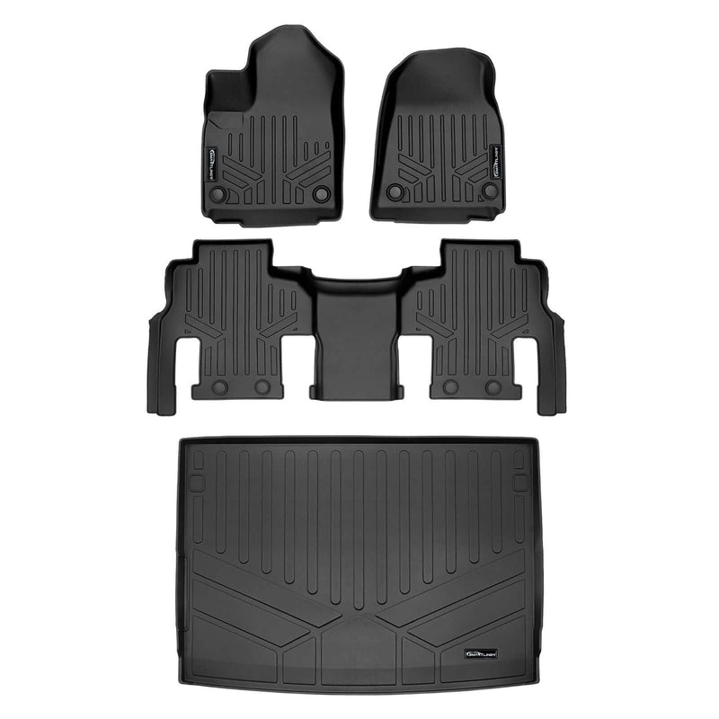 Load image into Gallery viewer, SMARTLINER Custom Fit Floor Liners For 2023-2025 Jeep Wagoneer L (8 Passenger Model)