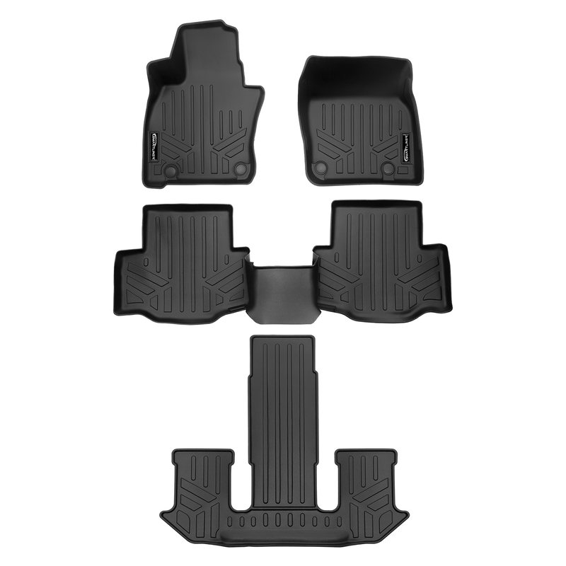 Load image into Gallery viewer, SMARTLINER Floor Liners for 2024-2026 Mazda CX-90 Plug-In Hybrid (Only Fits 2nd Row Bucket Seats With Center Console)