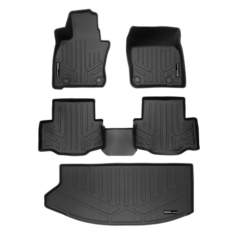 Load image into Gallery viewer, SMARTLINER Floor Liners for 2024-2026 Mazda CX-90 Plug-In Hybrid (Only Fits 2nd Row Bucket Seats With Center Console)