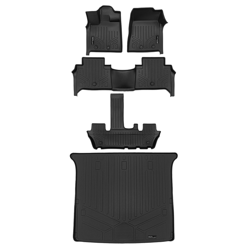 Load image into Gallery viewer, SMARTLINER Floor Liners for 2025-2026 Infiniti QX80 and 2025 Nissan Armada Bucket Seats & Center Console Only