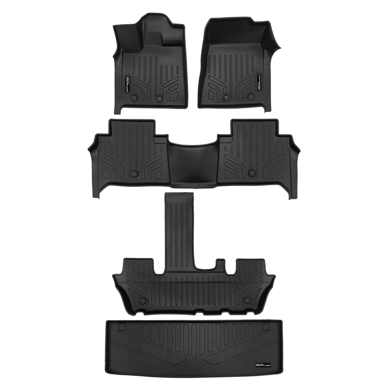 Load image into Gallery viewer, SMARTLINER Floor Liners for 2025-2026 Infiniti QX80 and 2025 Nissan Armada Bucket Seats & Center Console Only