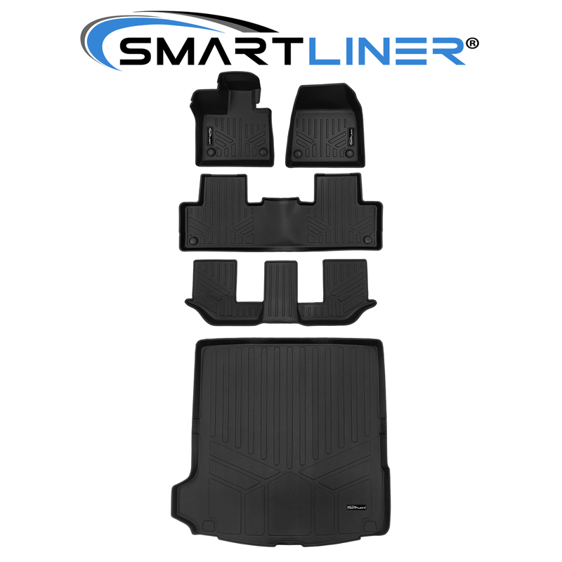 Load image into Gallery viewer, SMARTLINER Custom Fit Black For 2025-2026 Volvo EX90 Electric. Fits 7 Passenger Model