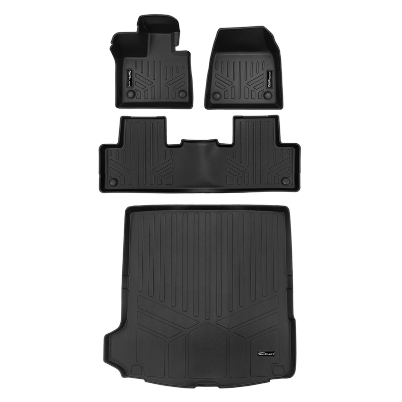 Load image into Gallery viewer, SMARTLINER Custom Fit Black For 2025-2026 Volvo EX90 Electric. Fits 7 Passenger Model