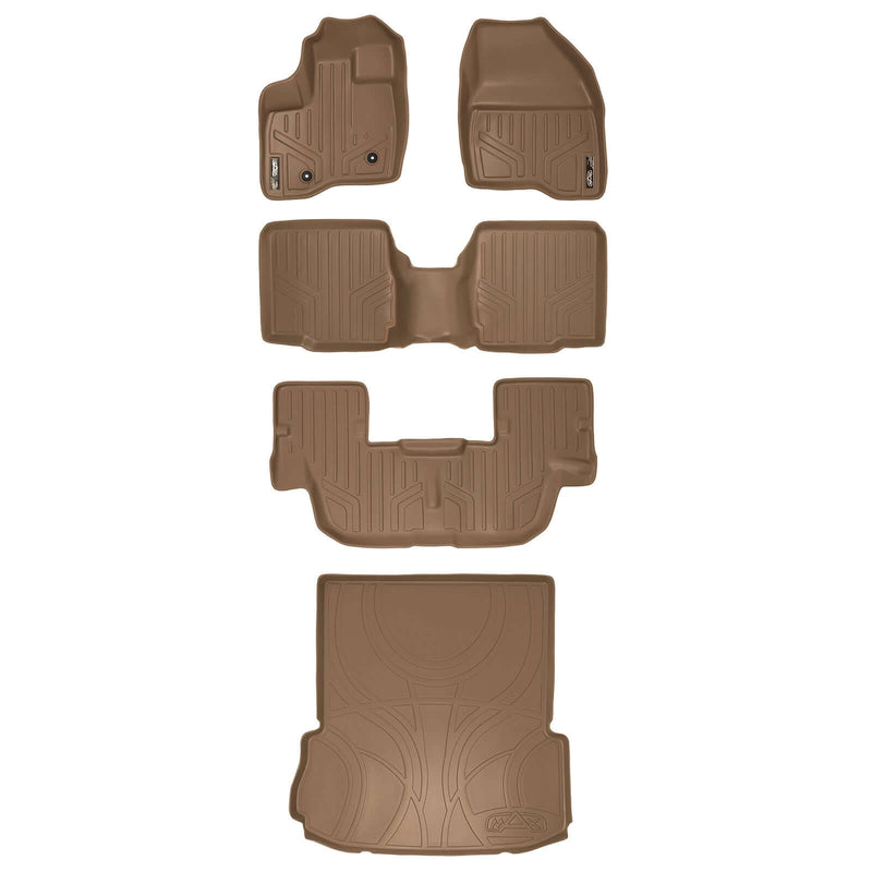 Load image into Gallery viewer, SMARTLINER Custom Fit Floor Liners For 2011-2014 Ford Explorer (with 2nd Row Center Console)