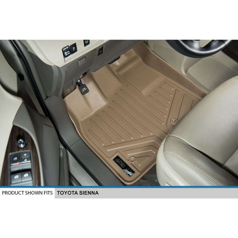 Load image into Gallery viewer, SMARTLINER Custom Fit Floor Liners For 2011-2012 Sienna (8 Passenger Model with Power Folding 3rd Row Seats)