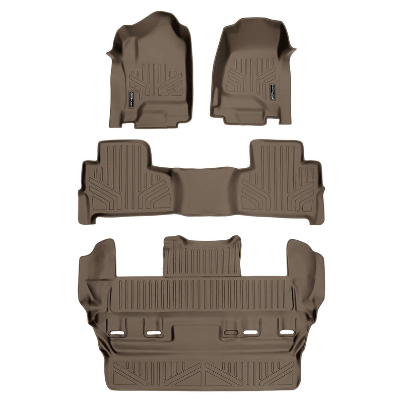 Load image into Gallery viewer, Smart Trim™ Floor Liners For 2015-2020 Chevrolet Tahoe / GMC Yukon (2nd Row Bucket)