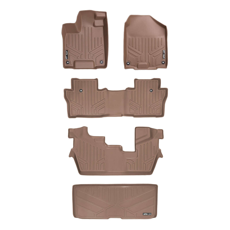 Load image into Gallery viewer, SMARTLINER Custom Fit Floor Liners For 2016-2022 Honda Pilot (8 Passenger Model)