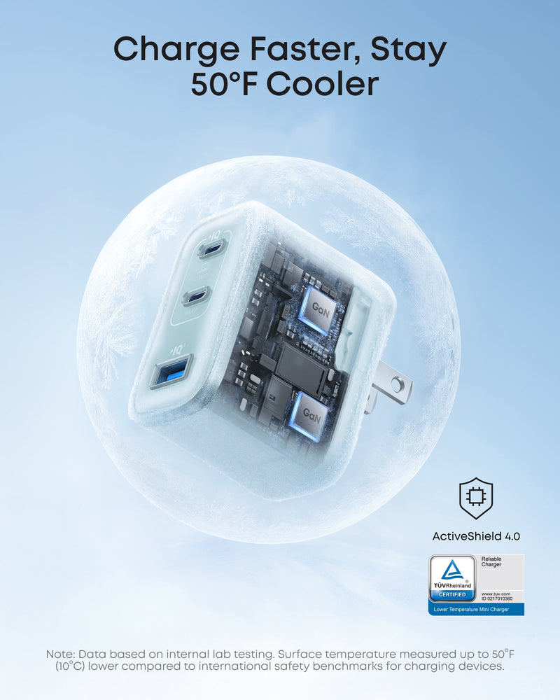 Load image into Gallery viewer, Anker Nano Charger (70W, 3 Ports)