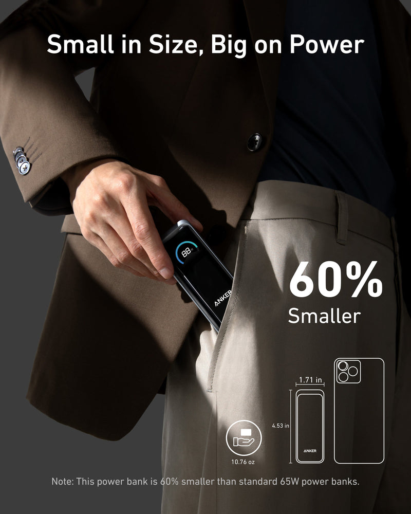 Load image into Gallery viewer, Anker Prime Power Bank (9.6K, 65W, Fusion)