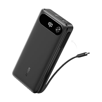 Load image into Gallery viewer, Anker Power Bank (20K, 87W, Built-In USB-C Cable)