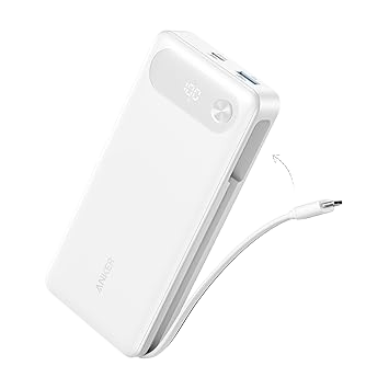 Load image into Gallery viewer, Anker Power Bank (20K, 87W, Built-In USB-C Cable)