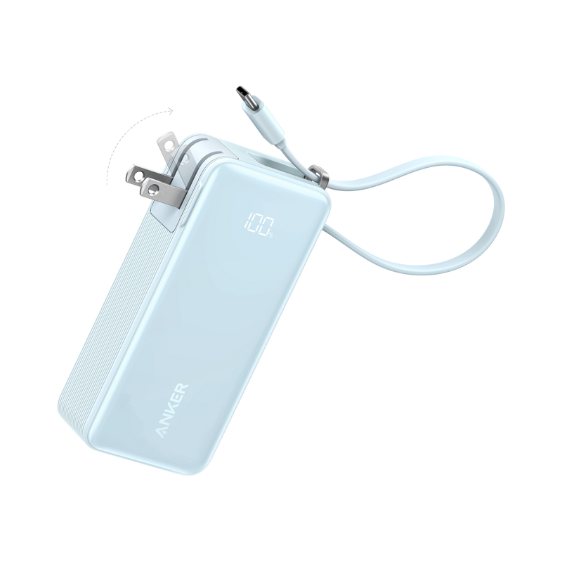 Load image into Gallery viewer, Anker Power Bank (10K, Fusion, Built-In Cable)